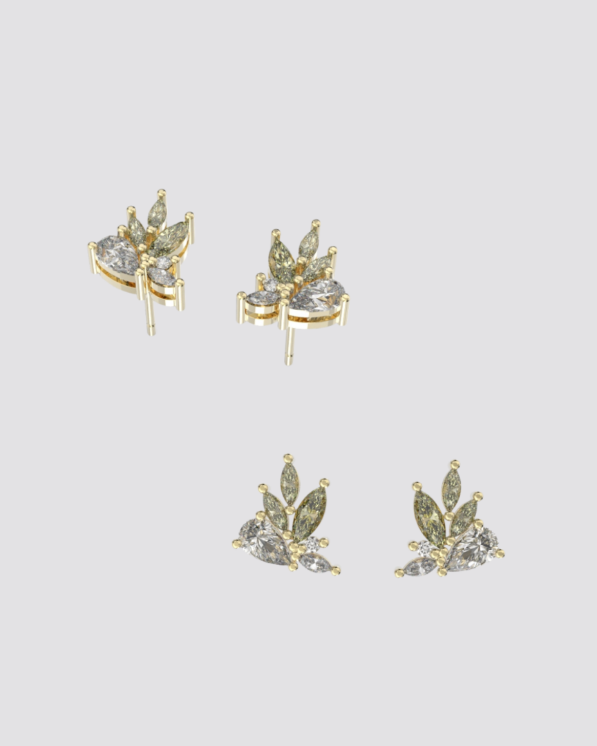 The Strelitzia Studs by Irresistible Diamonds Group