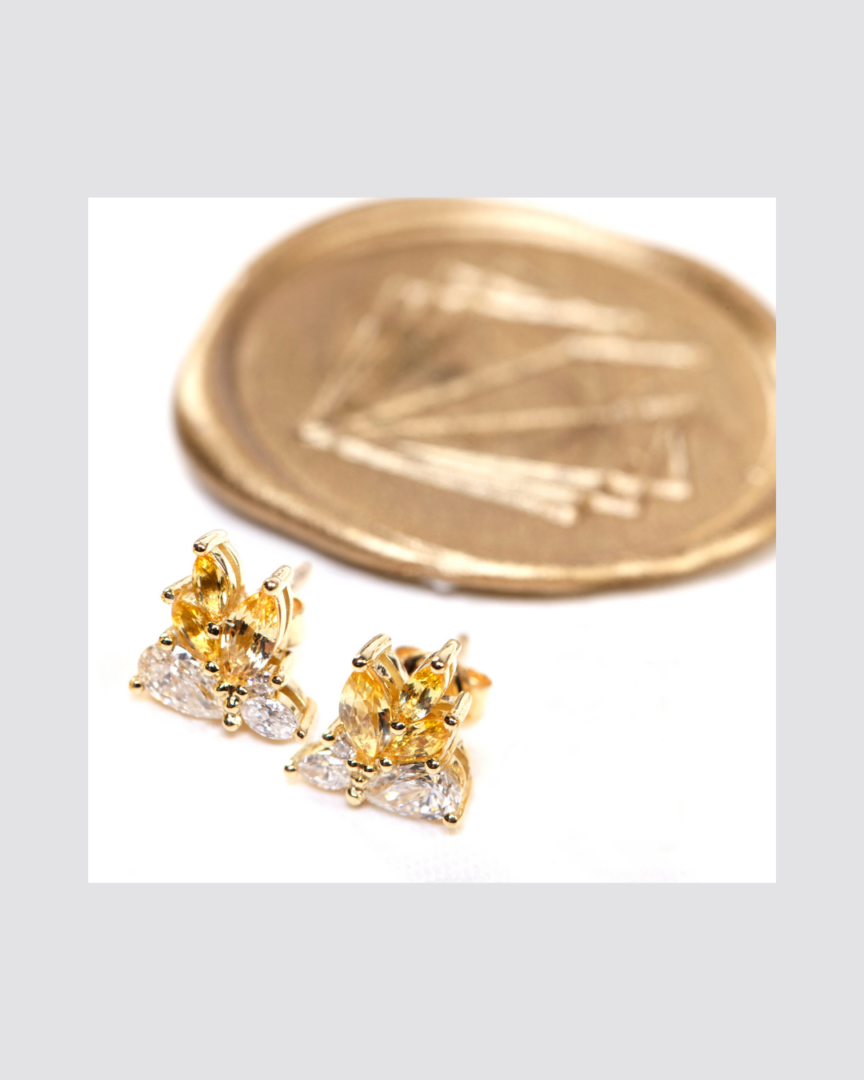 The Strelitzia Studs by Irresistible Diamonds Group
